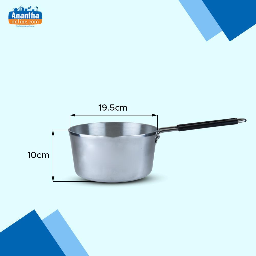 AL MIRROR FINISH MILK PAN SS/H - 12